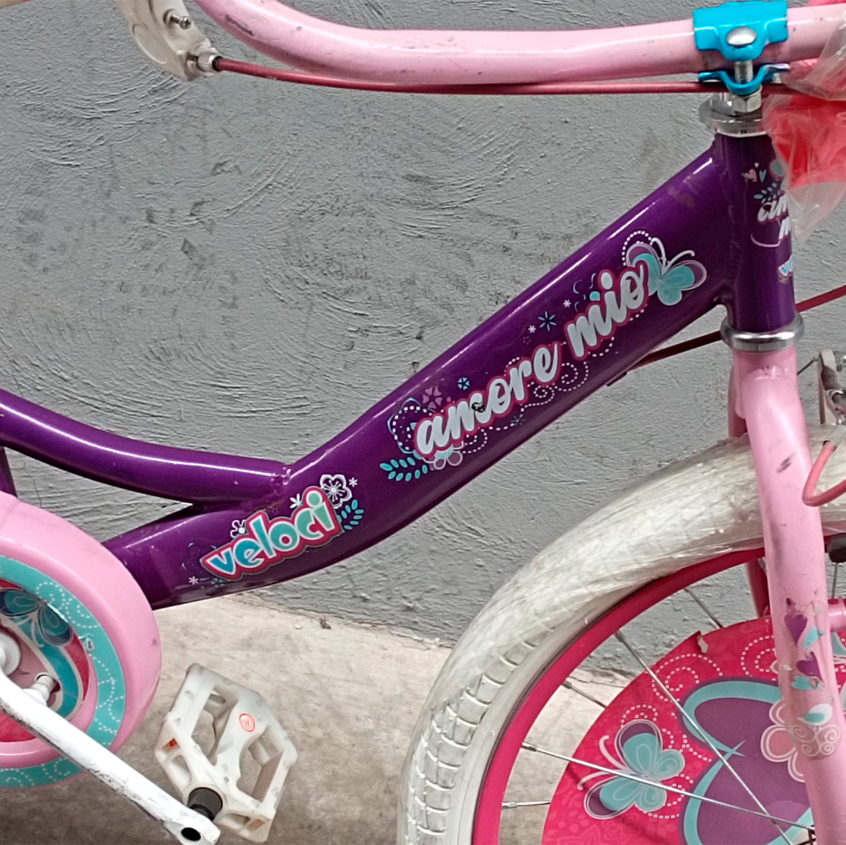 Bicicleta Veloci Reacondicionado Amore Mio R16 Violeta 