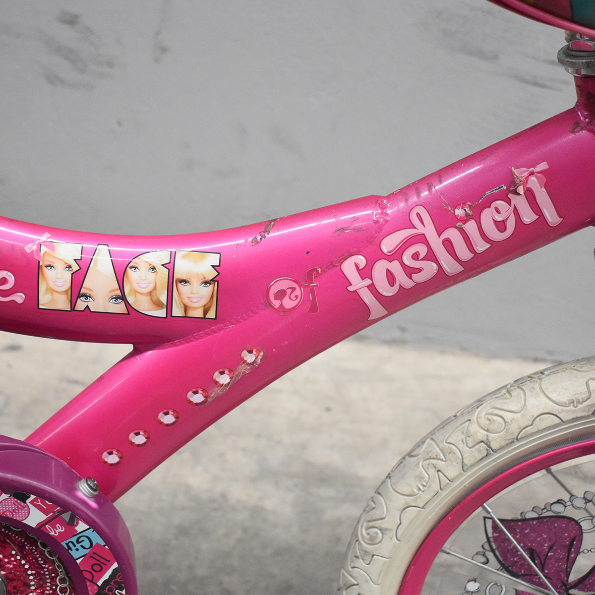 Bicicleta Veloci Reacondicionado Barbie The Fashion R16 Rosa