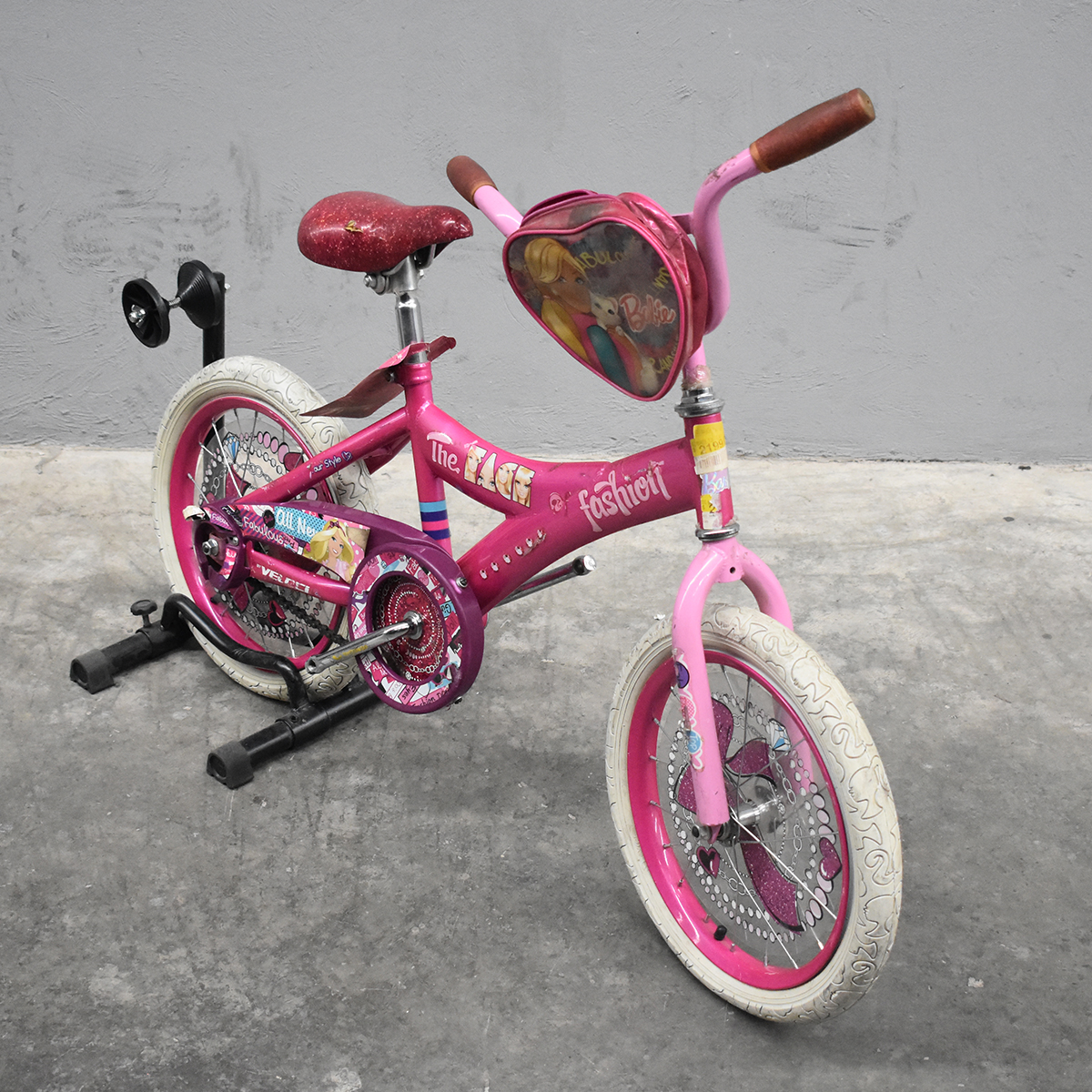 Bicicleta Veloci Reacondicionado Barbie The Fashion R16 Rosa