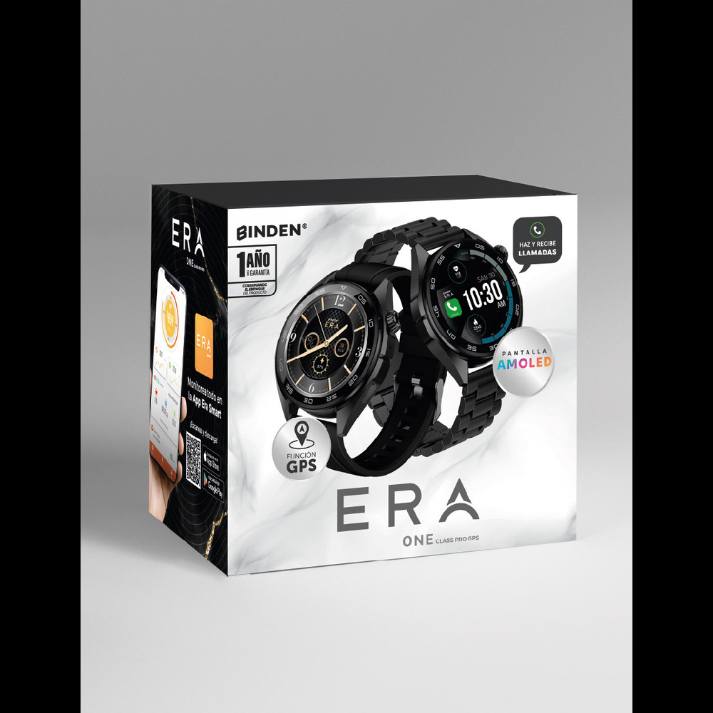 Smartwatch ERA One Class Pro GPS Llamadas Bluetooth + Correa