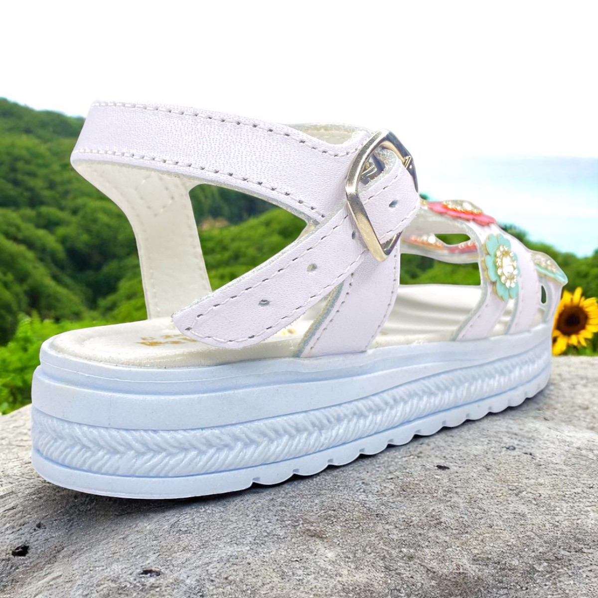 Sandalias Para Niña, Perfectas Para Amistad Y Juego Lindos