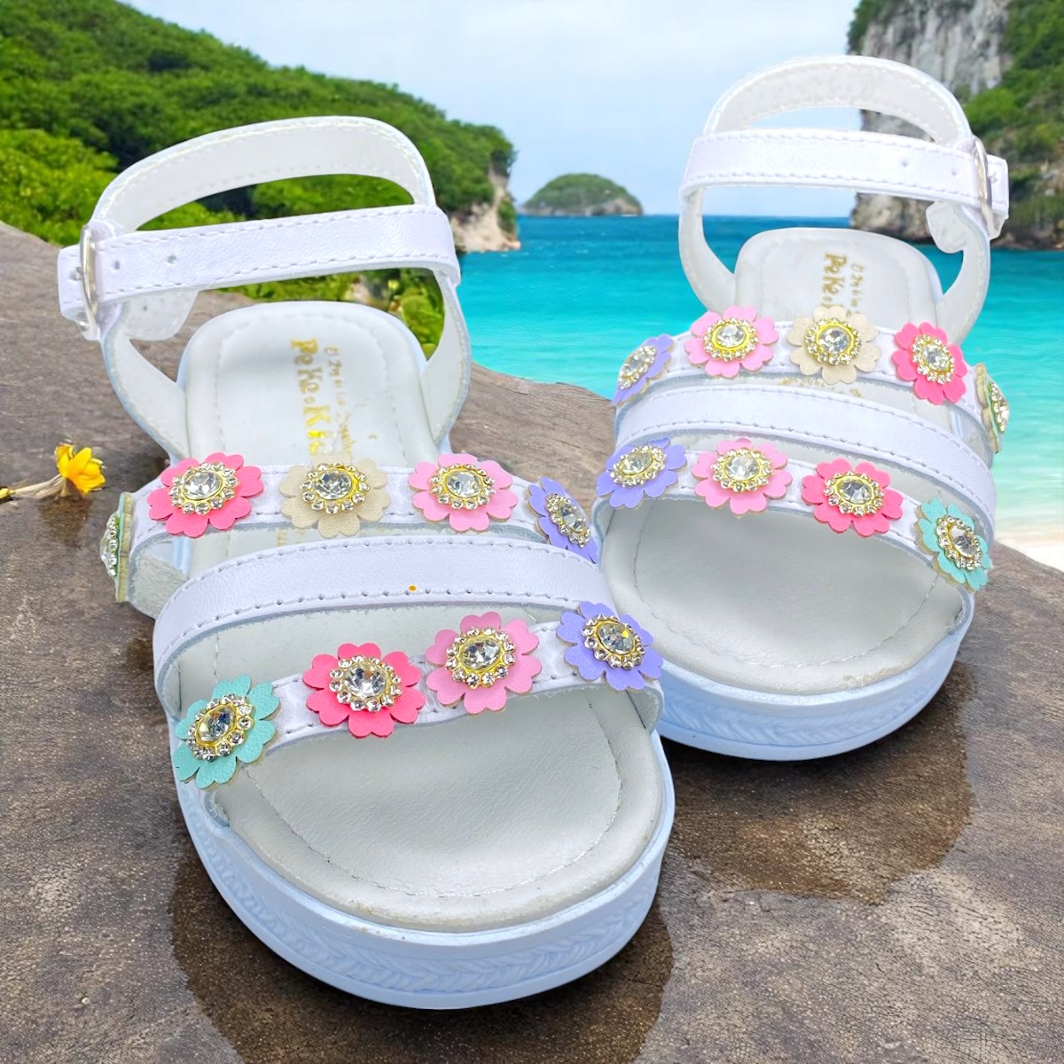 Sandalias Para Niña, Perfectas Para Amistad Y Juego Lindos