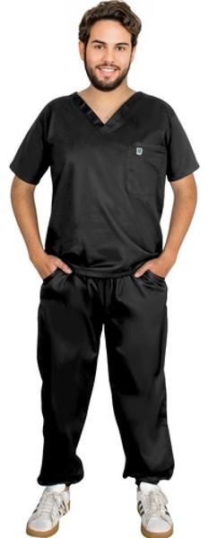 Pijama Quirurjica Uniforme Medico Hombre Jogger Clinico Nanofort