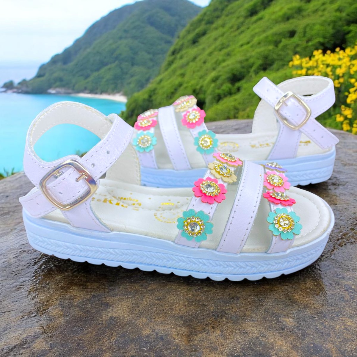 Sandalias Para Niña, Perfectas Para Amistad Y Juego Lindos