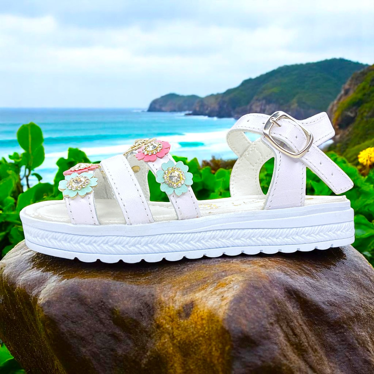 Sandalias Para Niña, Perfectas Para Amistad Y Juego Lindos