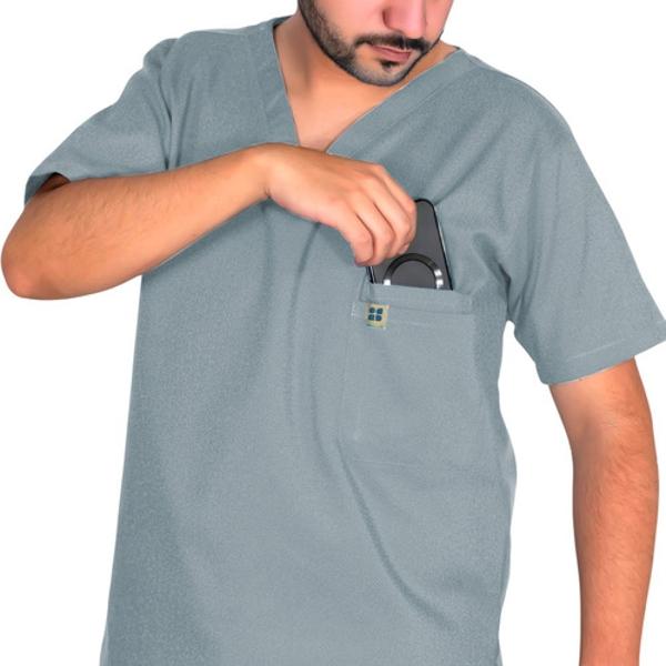 Pijama Uniforme Medico Clinico Hombre Conjunto Corte Recto Nanofort