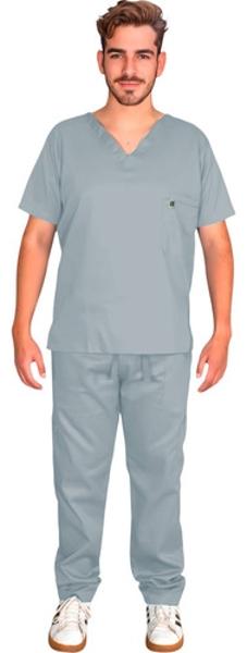 Pijama Uniforme Medico Clinico Hombre Conjunto Corte Recto Nanofort