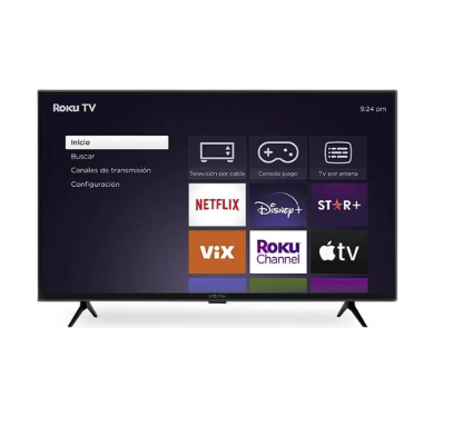 Pantalla Smart TV LED de 32 pulgadas HD 32-RSP con Roku TV