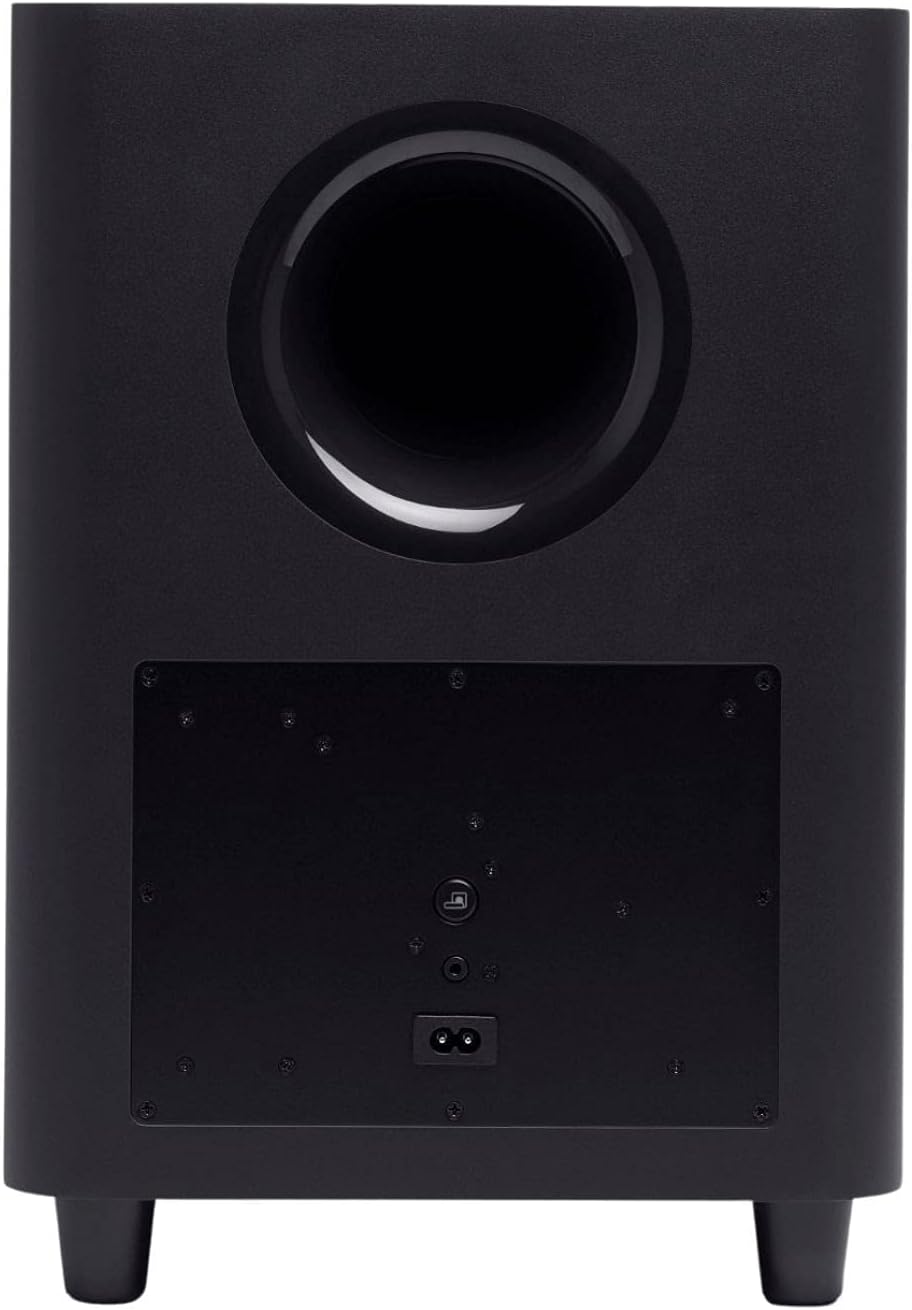 JBL Bar 5.1  Barra de sonido Ultra HD 4K con Subwoofer, Configuración de canales 5.1 Auténticos  altavoces envolventes inalámbricos, Negro