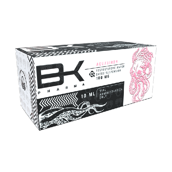 AQUAVIRON - Testosterona en Agua - Inyectable - 100mg/ml 10ml - BK PHARMA - Explosión de fuerza inmediata y definición pura
