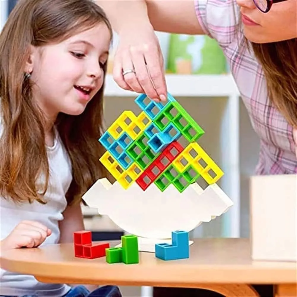Bloques Jenga Tetris Juego Mesa De Equilibrio Didáctico