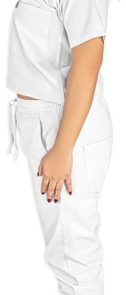 Pijama Quirurjica Uniforme Medico Mujer Jumper Clinico Nanofort