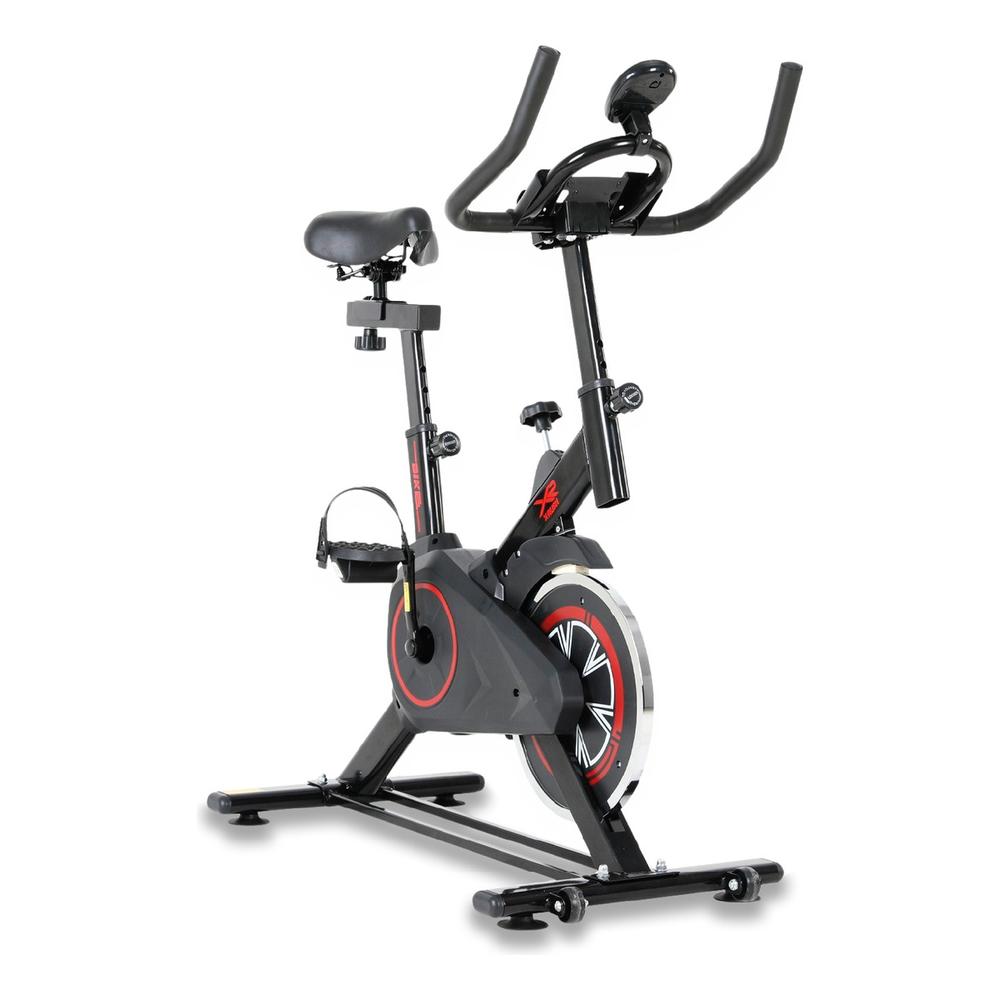 Bicicleta Fija Spinning Cardio Fitness Gym Color Negro
