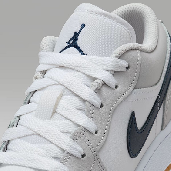 Tenis Air Jordan 1 Low Blanco/gris Mujer Tallas #22.5 al #25