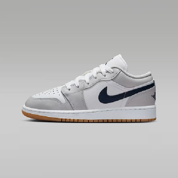 Tenis Air Jordan 1 Low Blanco/gris Mujer Tallas #22.5 al #25