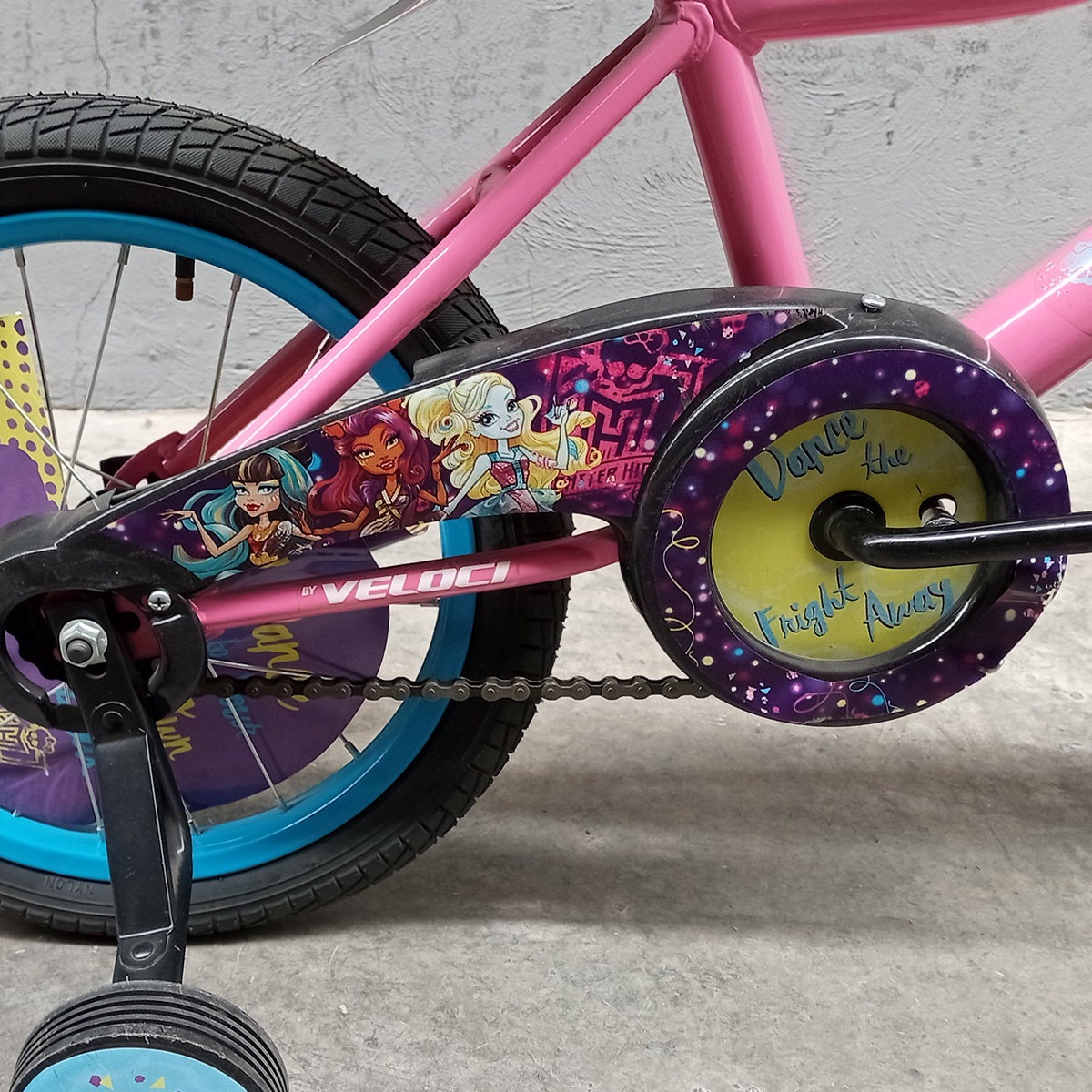 Bicicleta Veloci Reacondicionado Monster High R16 Rosa