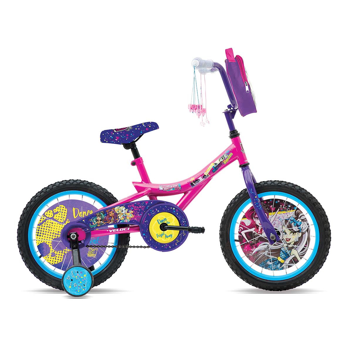 Bicicleta Veloci Reacondicionado Monster High R16 Rosa