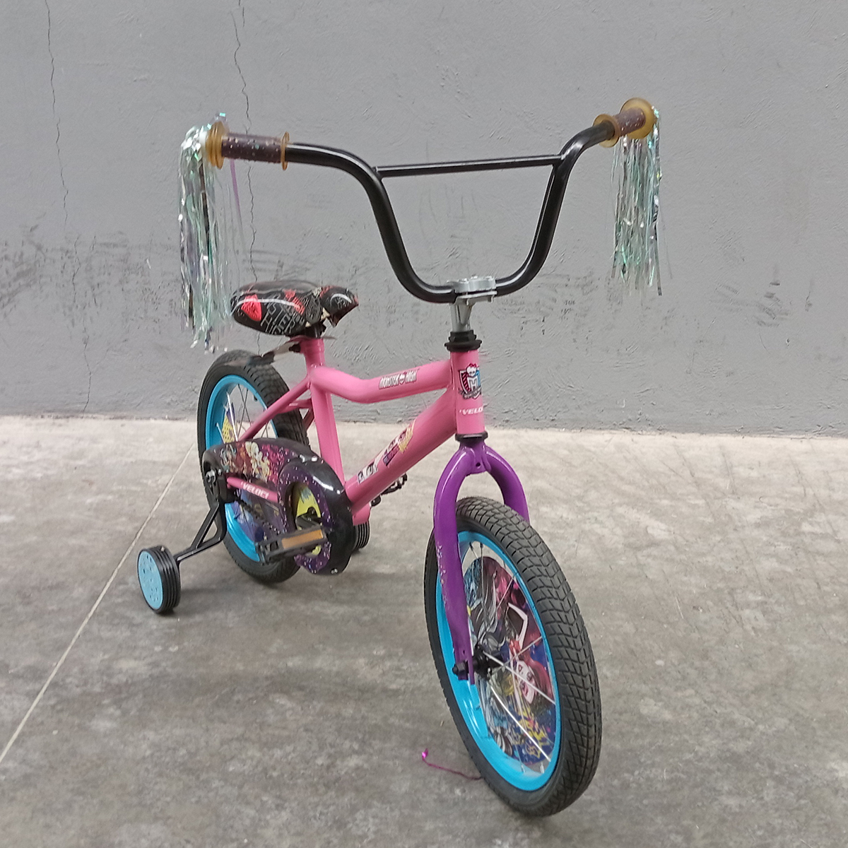 Bicicleta Veloci Reacondicionado Monster High R16 Rosa