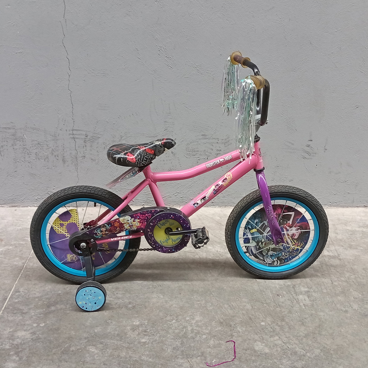 Bicicleta Veloci Reacondicionado Monster High R16 Rosa