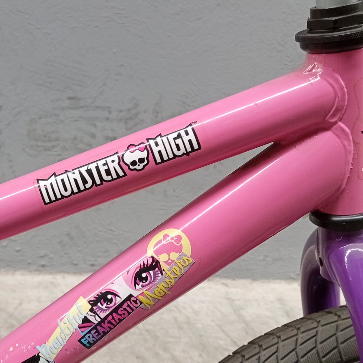 Bicicleta Veloci Reacondicionado Monster High R16 Rosa