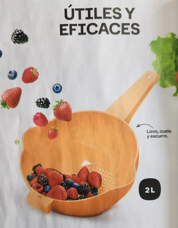 Colador o cuela Facil de 2L Tupprware
