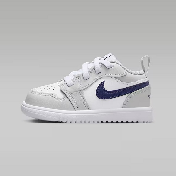 Tenis Jordan 1 Low Alt Blanco/gris Bebé Tallas #8 al #16