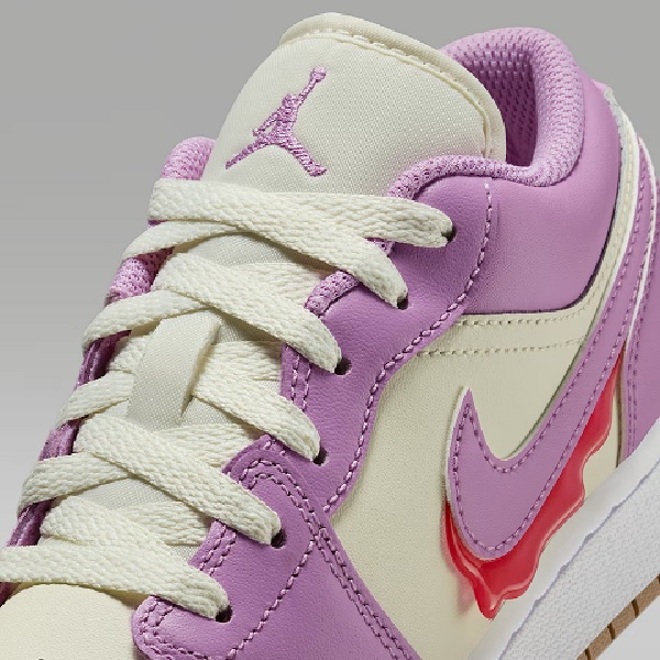 Tenis Air Jordan 1 Low SE Blanco/rosa Mujer Tallas #22 al #25