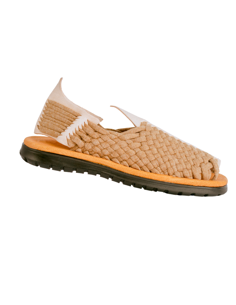 KWARA | HUARACHE PETATILLO HOMBRE BEIGE
