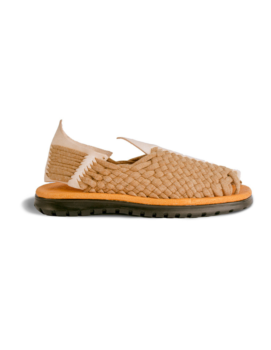 KWARA | HUARACHE PETATILLO HOMBRE BEIGE