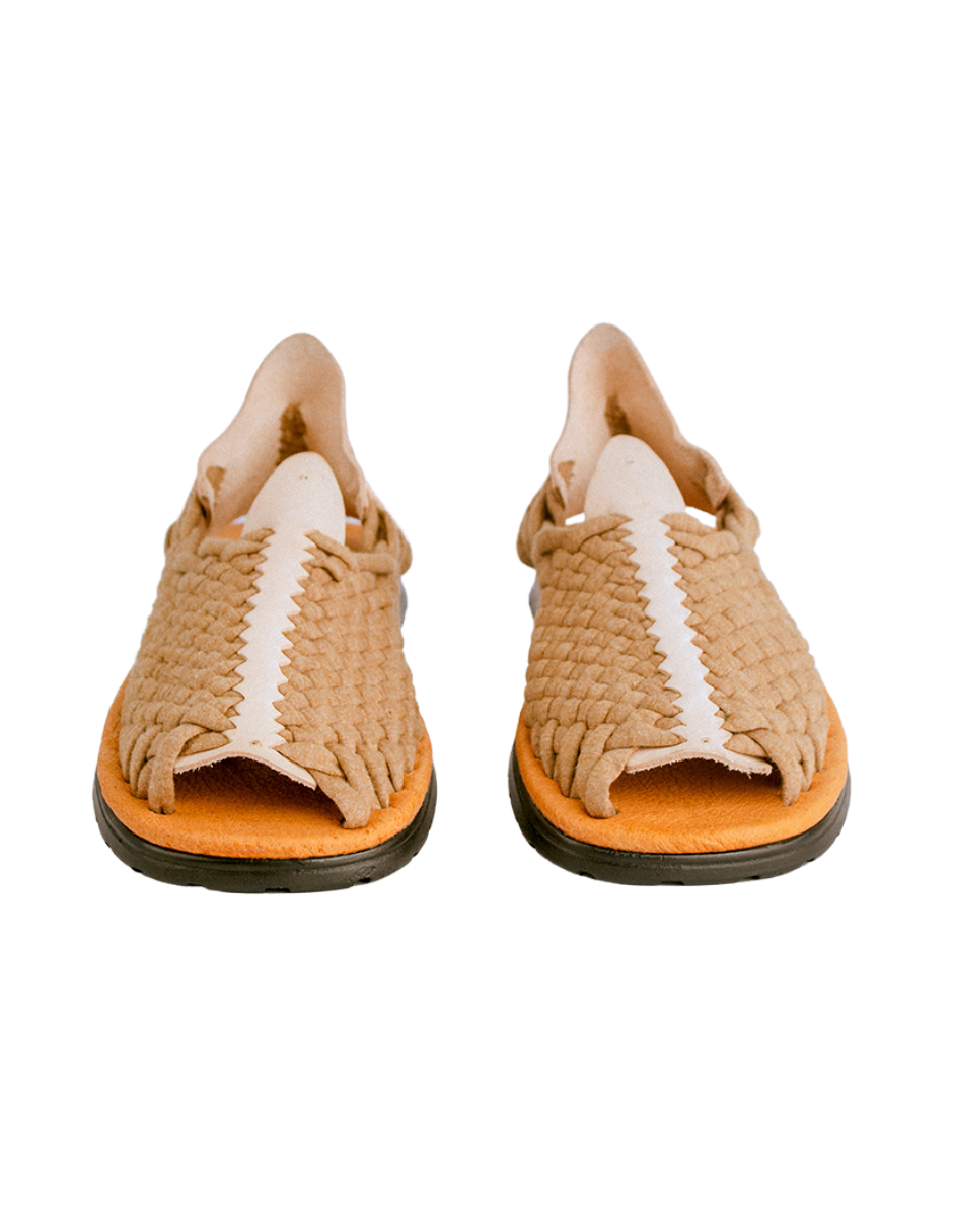 KWARA | HUARACHE PETATILLO HOMBRE BEIGE