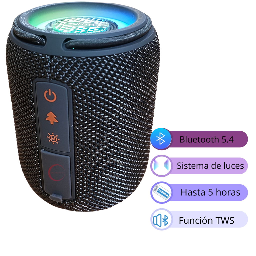 Laptop Q-TOUCH + Bocina G-tide SV30 y Audífonos Buds 6 active AZUL