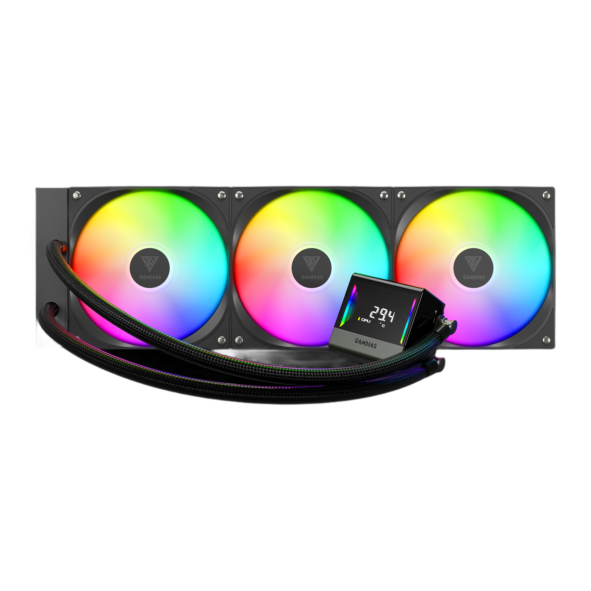 ENFRIAMIENTO GAMDIAS CHIONE E4 420 NEGRO ARGB LGA1700/AM5 DIGITAL CHIONE E4-420