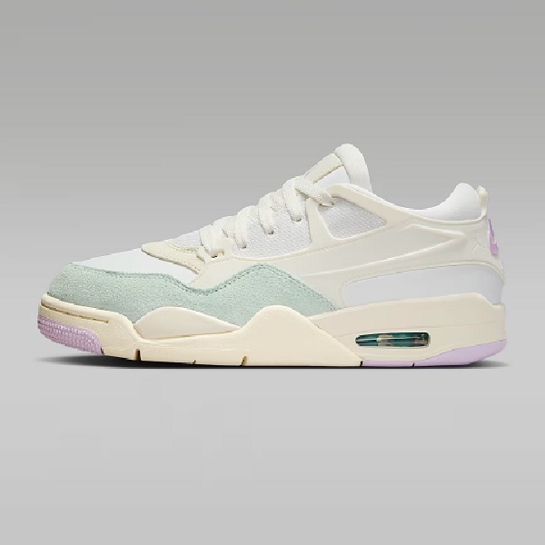 Tenis Air Jordan 4 RM Blanco/beige Mujer Tallas #22 al #28