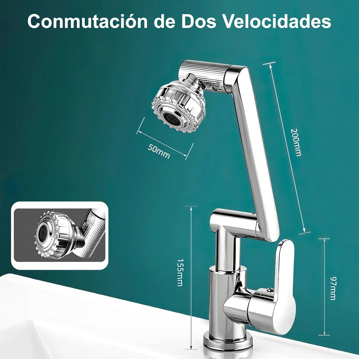 Grifo De Cocina Y Baño Mezclador, Llave Para Lavabo