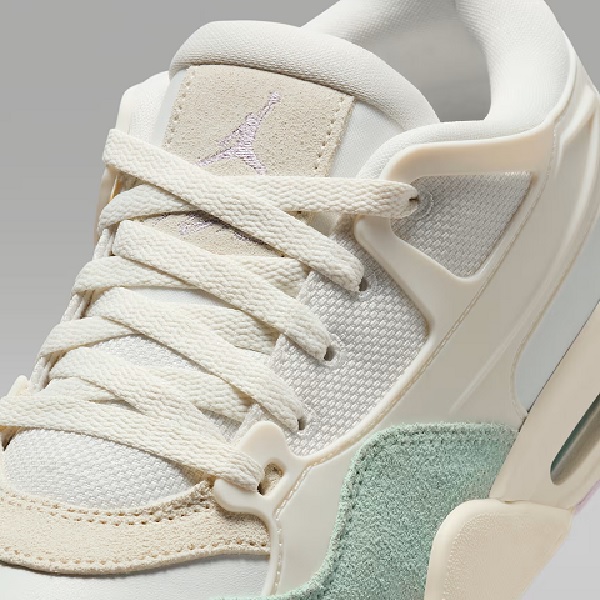 Tenis Air Jordan 4 RM Blanco/beige Mujer Tallas #22 al #28