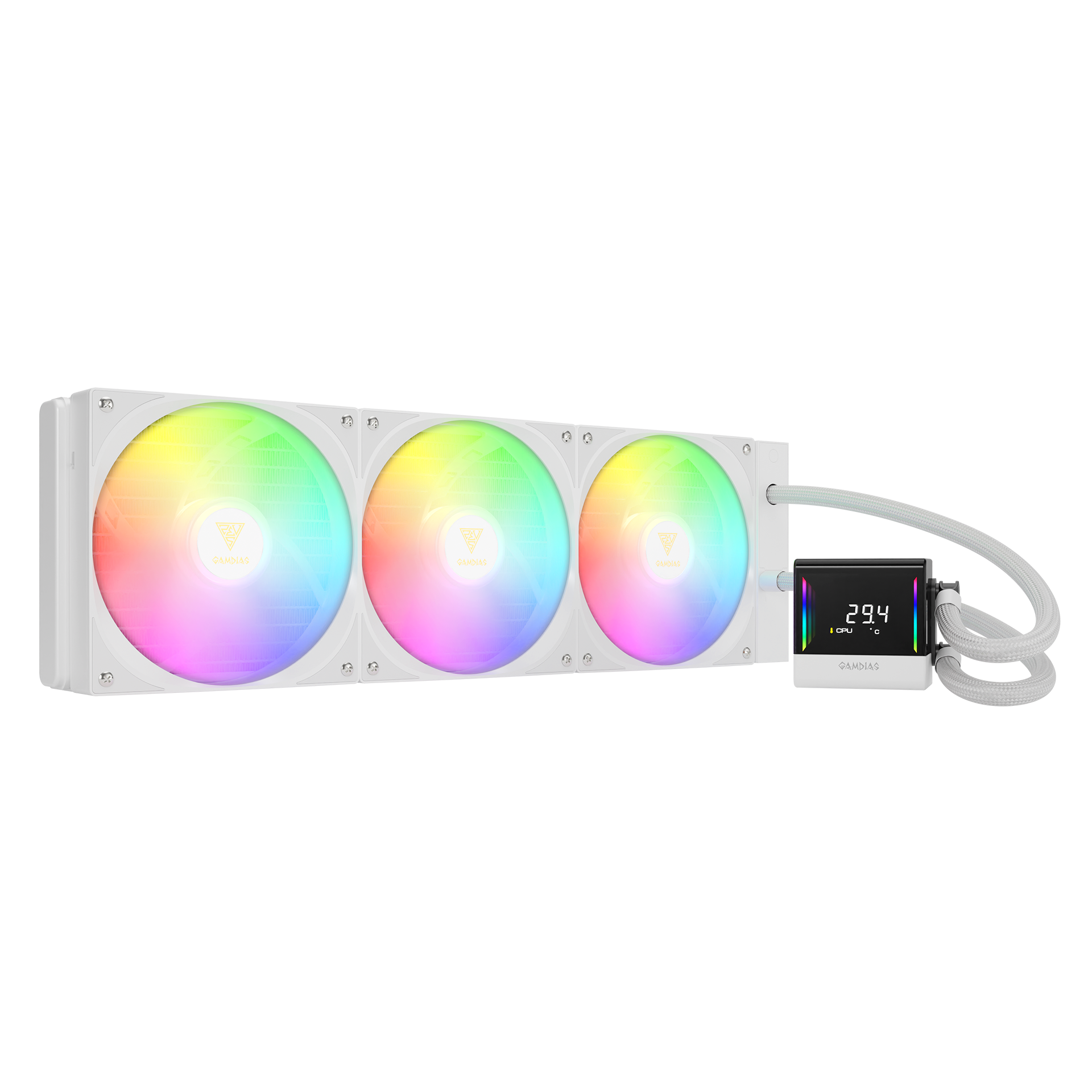 ENFRIAMIENTO GAMDIAS CHIONE E4 420 BLANCO ARGB LGA1700/AM5 DIGITAL CHIONE E4-420 WH