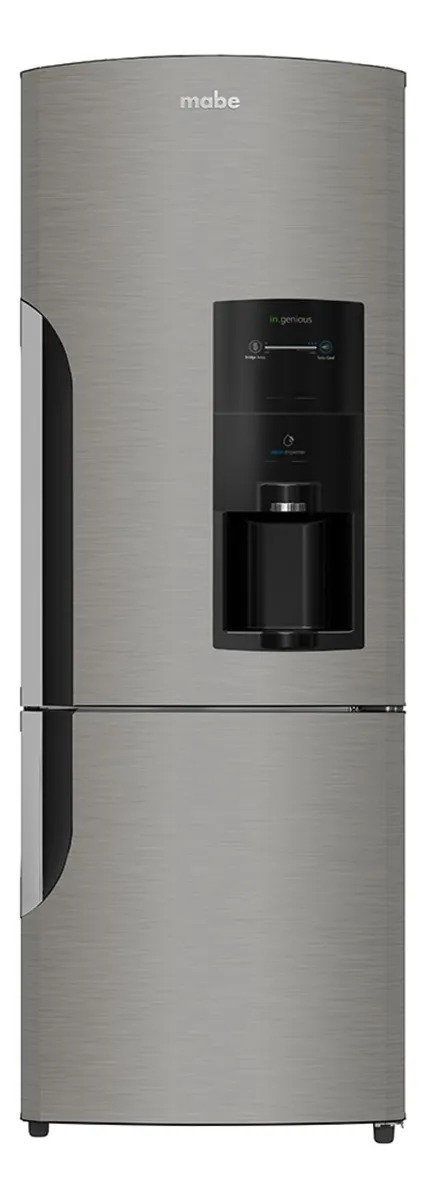 Refrigerador Bottom Freezer 400l Inox Mate Mabe Rmb400ibmrm0 Mate