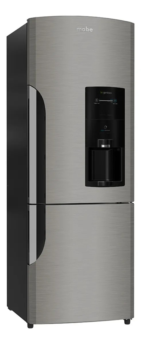 Refrigerador Bottom Freezer 400l Inox Mate Mabe Rmb400ibmrm0 Mate