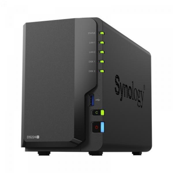 Synology Servidor NAS de 2 Bahías / Servicio Nube Gratis (P2P) / Administración Remota y Respaldo Programado