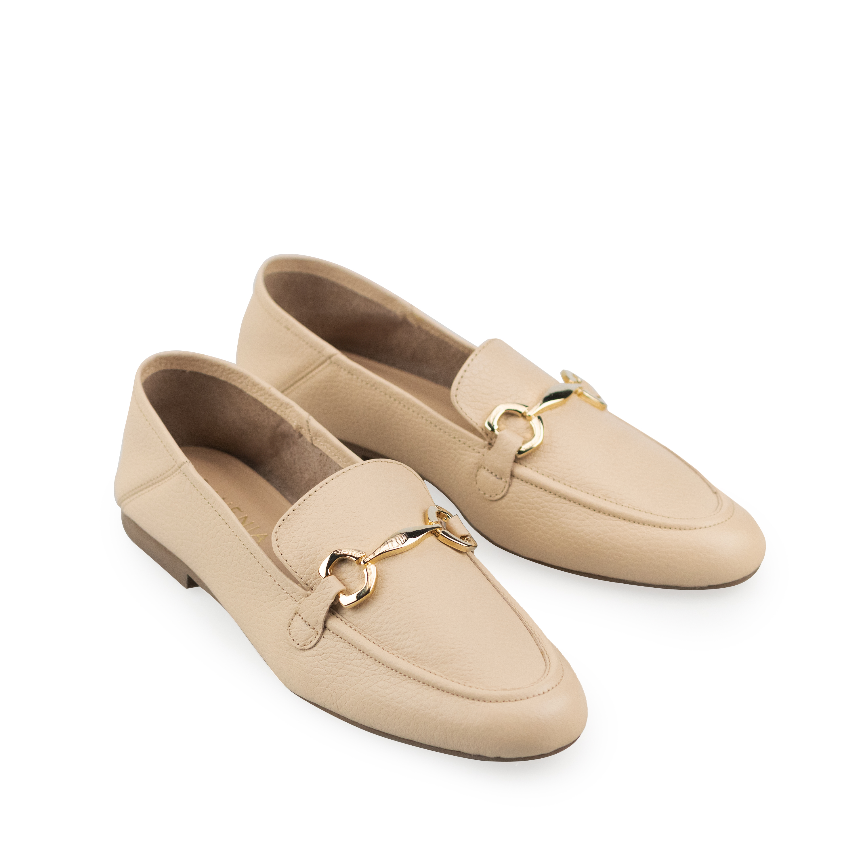 Zapato Tipo Mocasín De Piel Elegante Para Mujer Davenia Mod. Libia