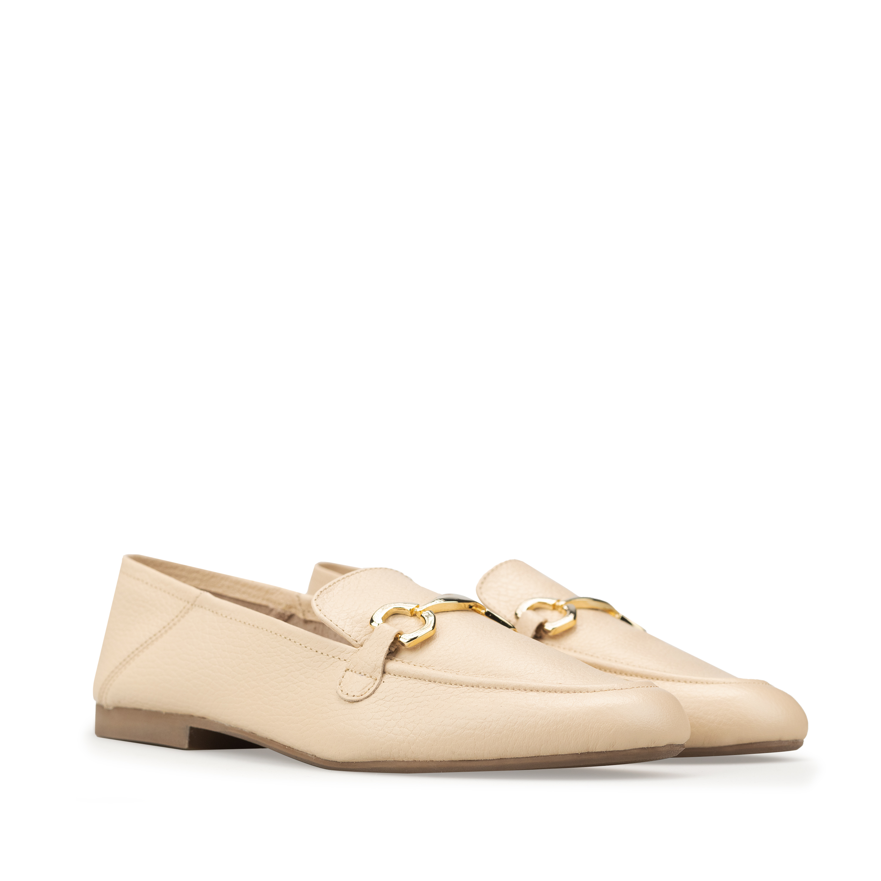 Zapato Tipo Mocasín De Piel Elegante Para Mujer Davenia Mod. Libia