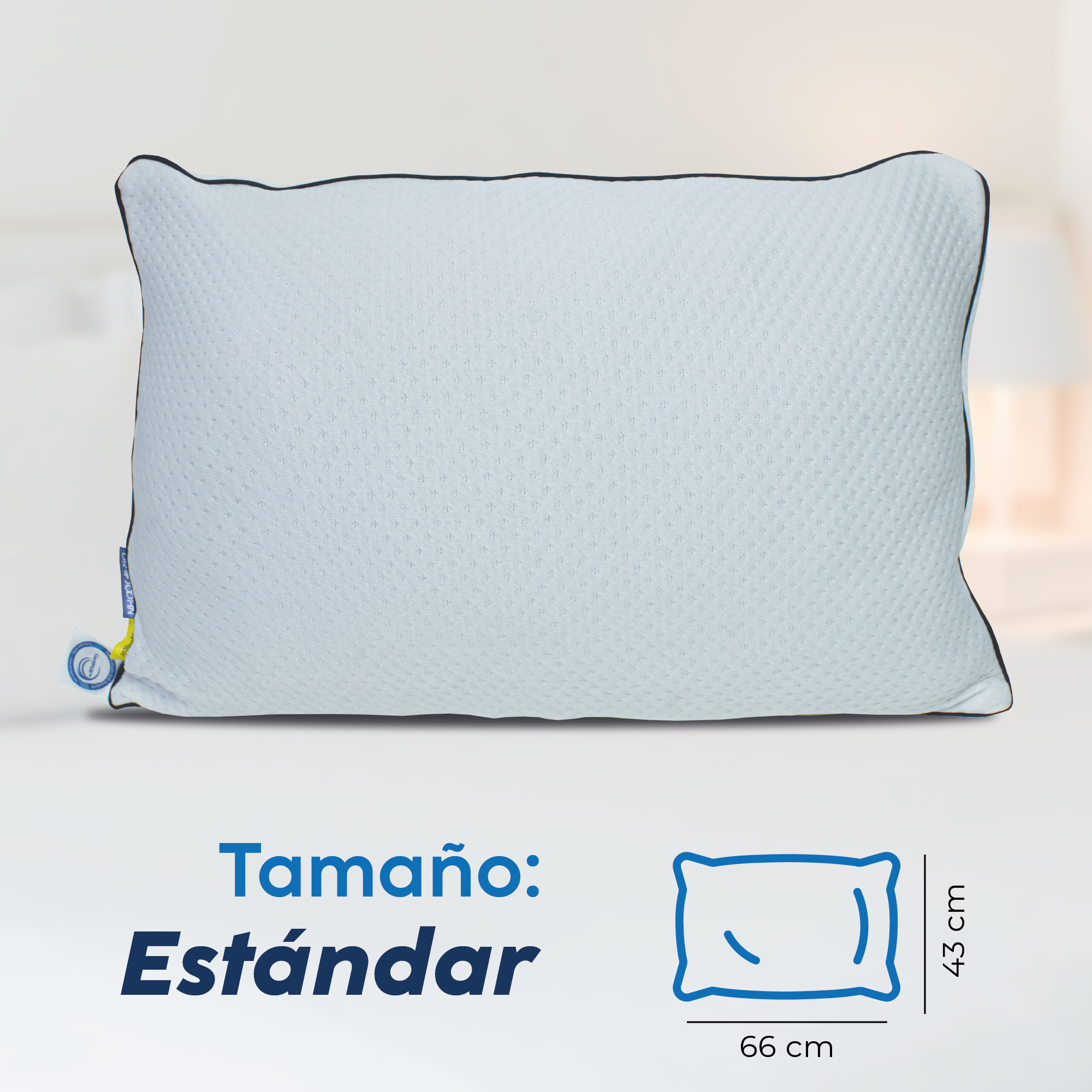 Almohadas Ajustables Nube DR JOOHN, Triturado de Memory Foam  (2 Piezas)