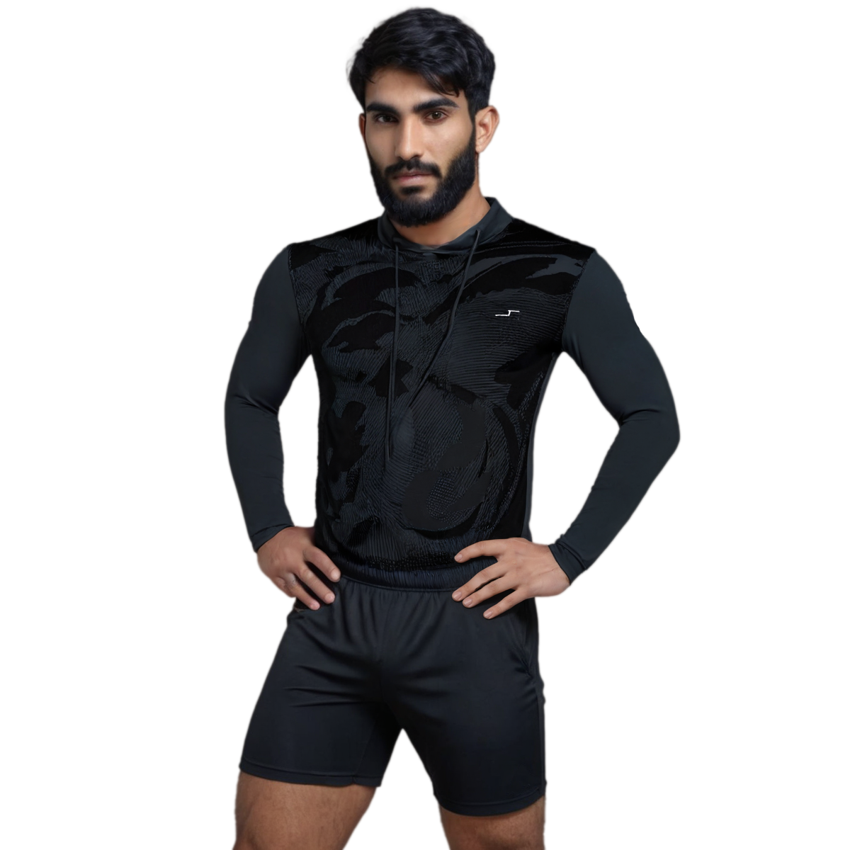 Paquete De Playeras Deportivas Manga Larga Con Capucha Para Hombre CHB Chili Beans Clothing Co.