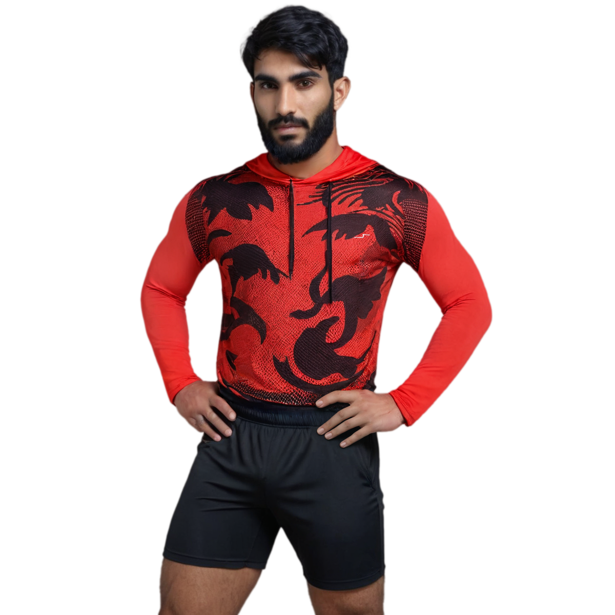 Paquete De Playeras Deportivas Manga Larga Con Capucha Para Hombre CHB Chili Beans Clothing Co.