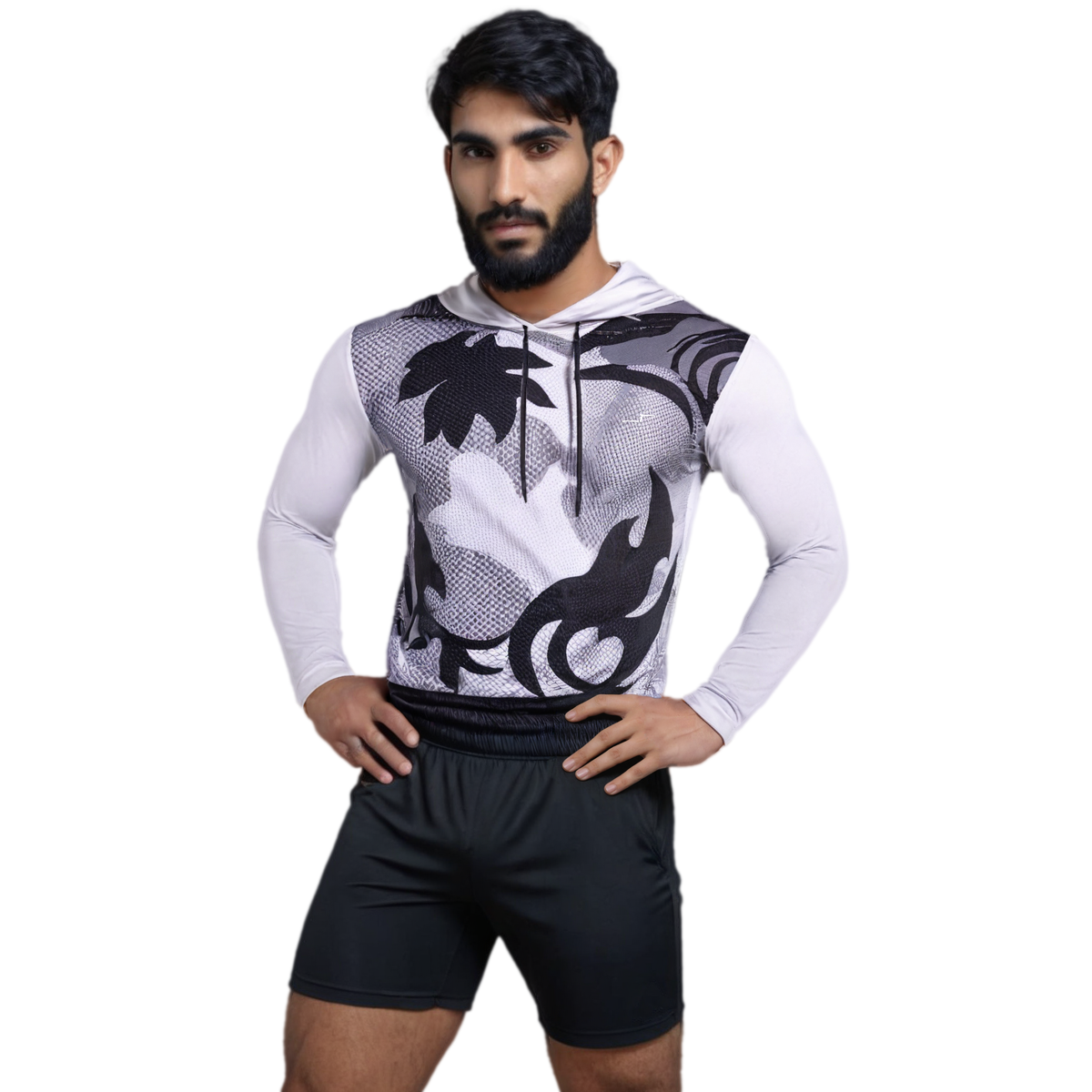 Paquete De Playeras Deportivas Manga Larga Con Capucha Para Hombre CHB Chili Beans Clothing Co.