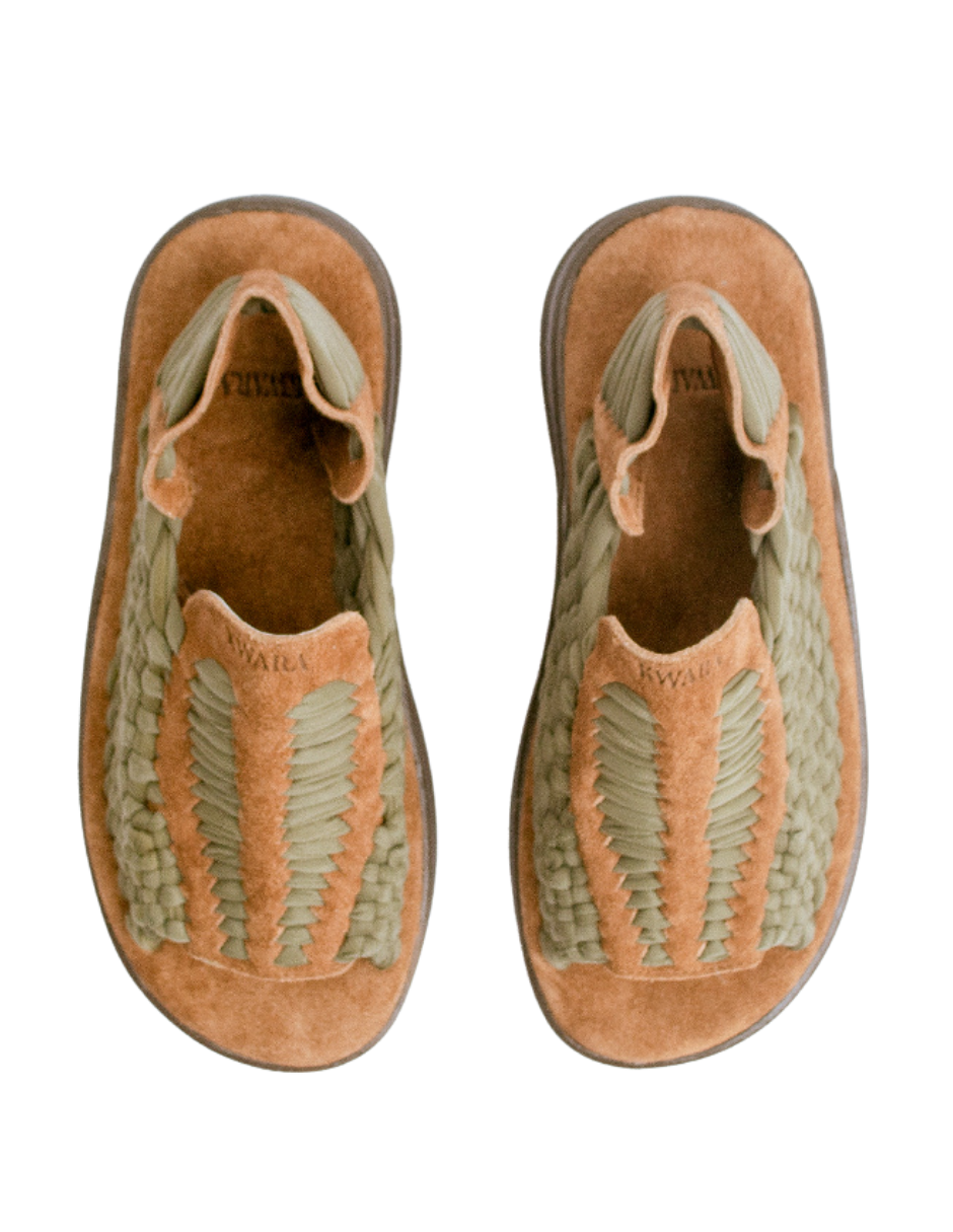 KWARA | HUARACHE GUERRERO VERDE HOMBRE