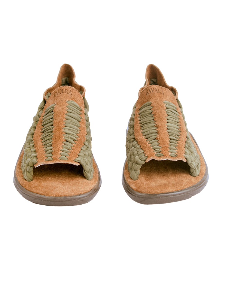 KWARA | HUARACHE GUERRERO VERDE HOMBRE