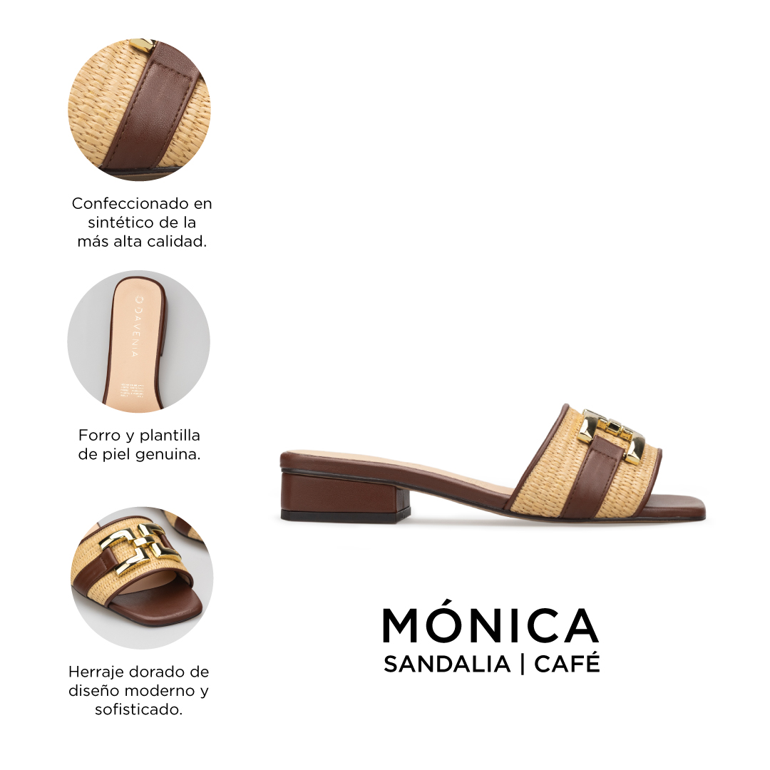 Sandalias De Piso Davenia Para Dama Mod. Mónica