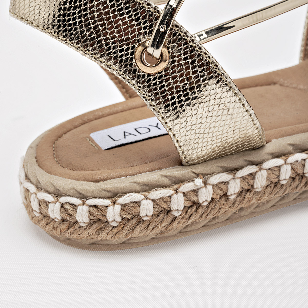 SANDALIA MUJER LADY ONE AL6805 ORO LUXOR 