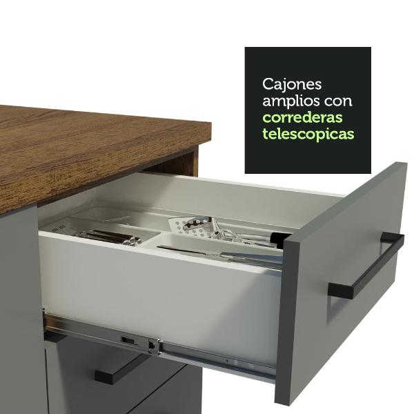 Cocina Integral Completa Modular Madesa Agata 180cm MG